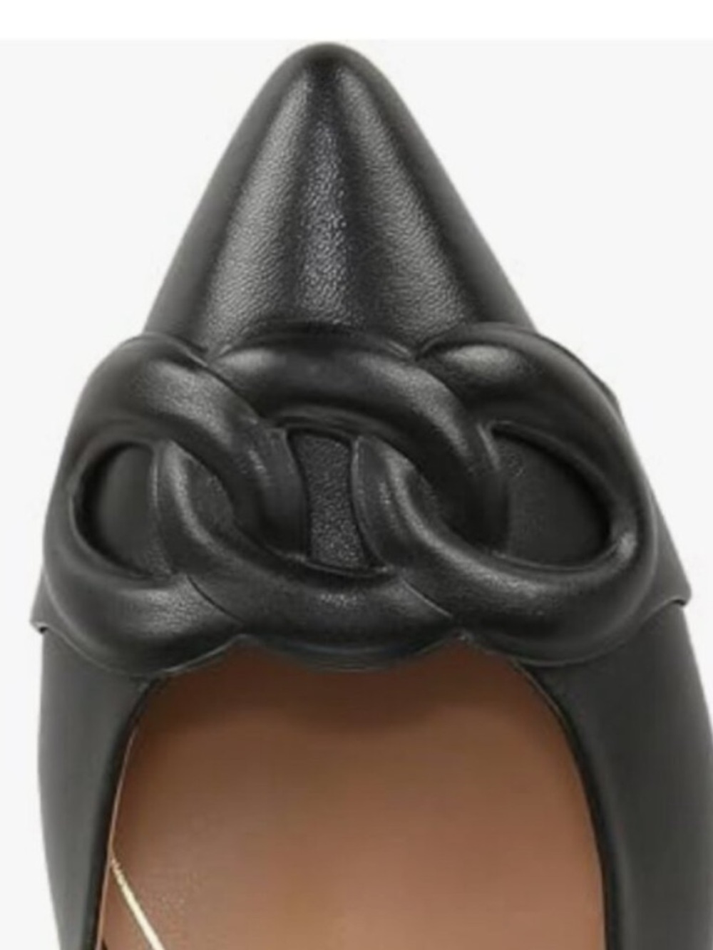 Vionic Arielle black pointy toe flats size 8.5 - Picture 3 of 10